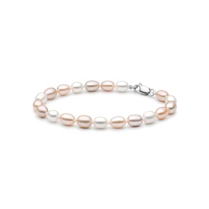 Bratara perle naturale multicolore si argint DiAmanti FCM365-B-G (Argint 925‰ 0,65 g.)